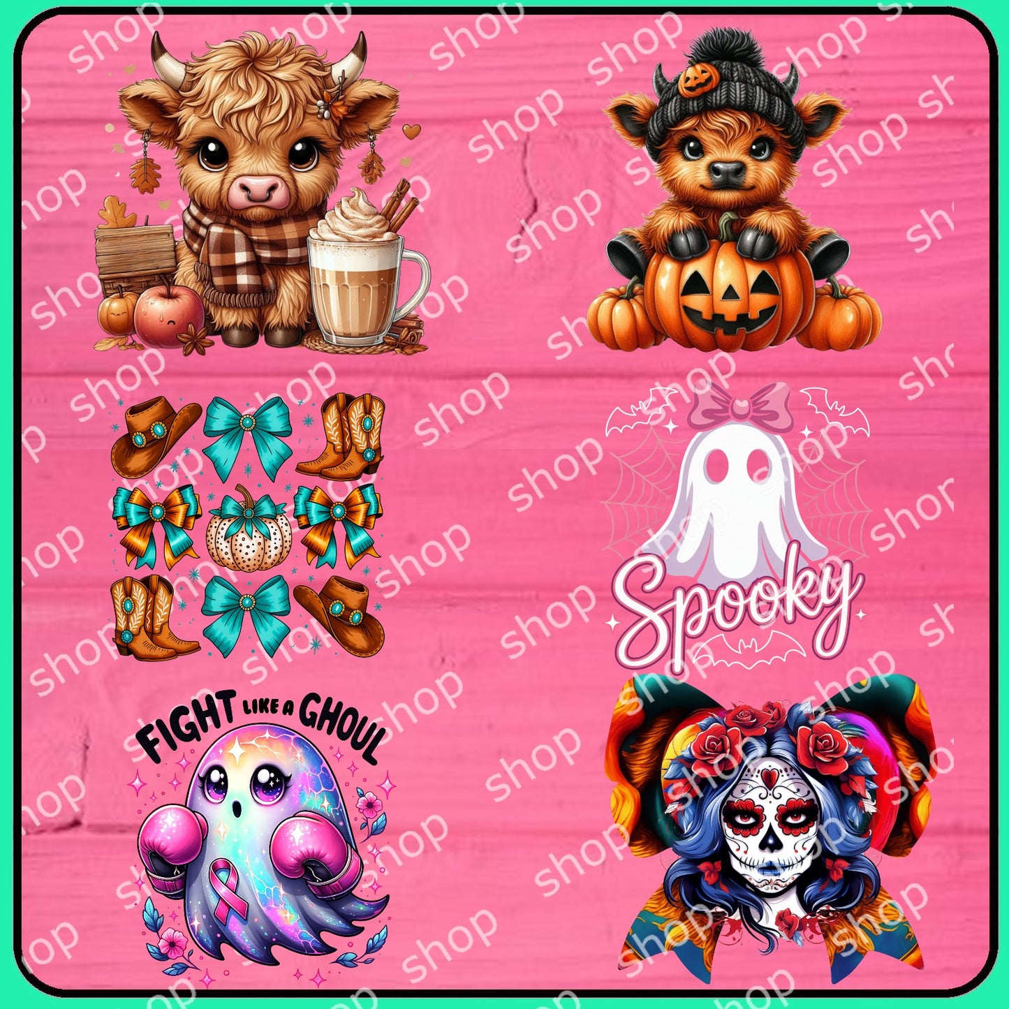 F H A-02 BUNDLE DTF HALLOWEEN