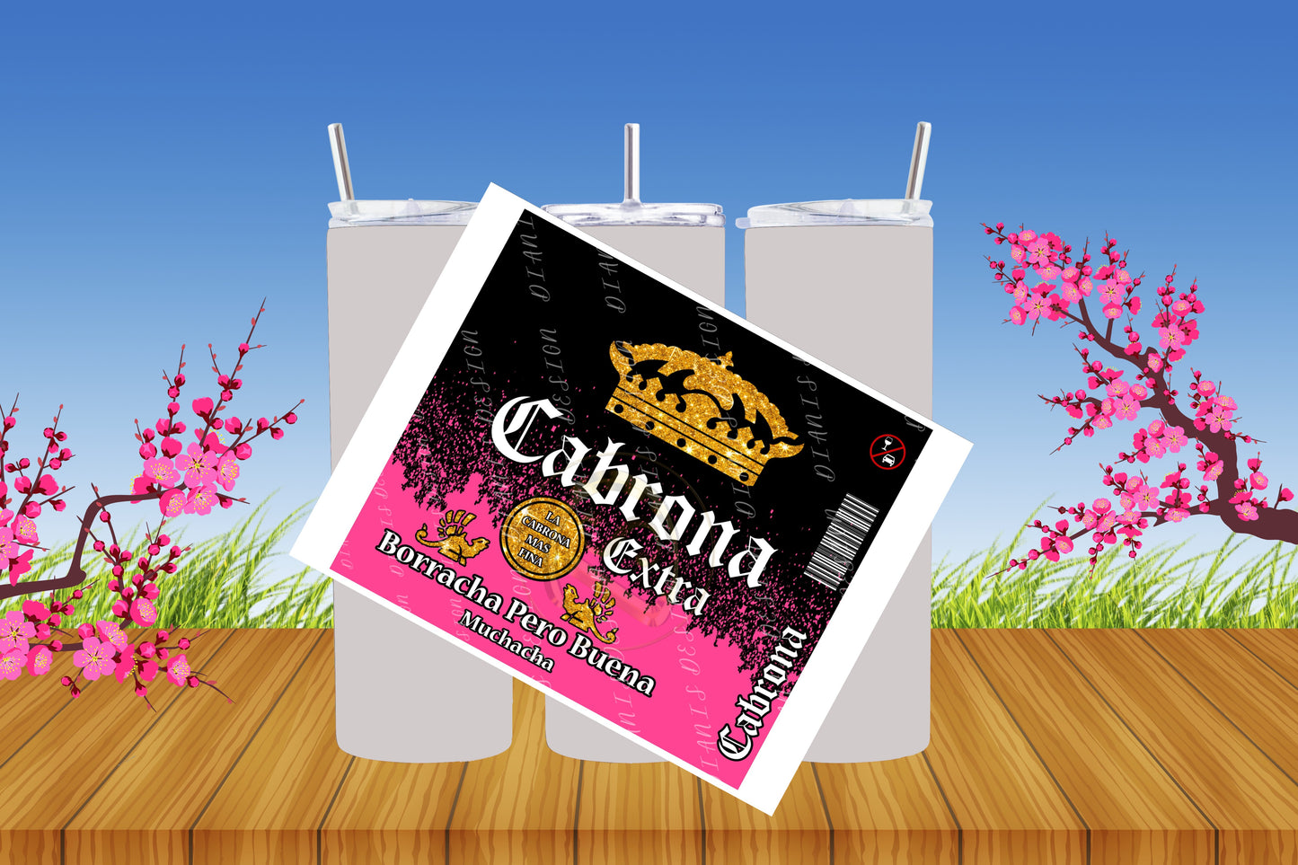 "Hoja de sublimación Vaso de 20 onzas