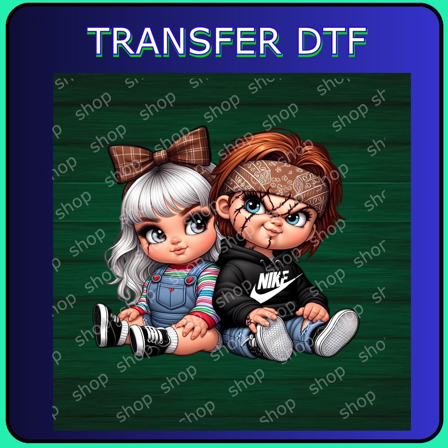 DTF Parejita Halloween Estilo Urbano 🎃✨