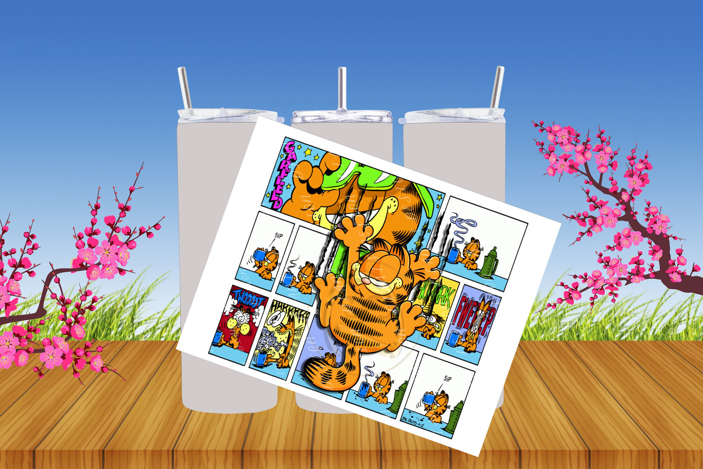 "Hoja de sublimación Vaso de 20 onzas