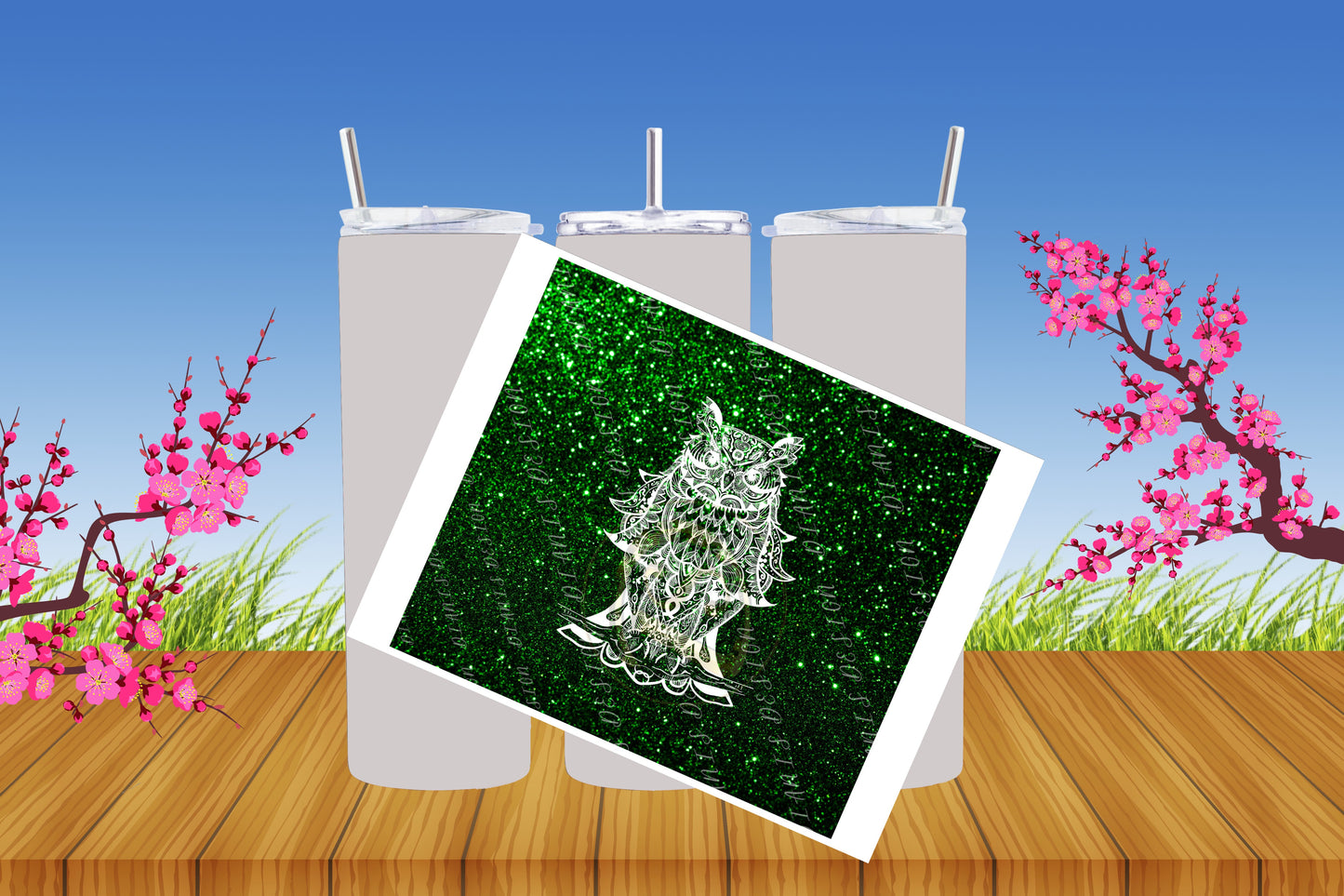 "Hoja de sublimación Vaso de 20 onzas