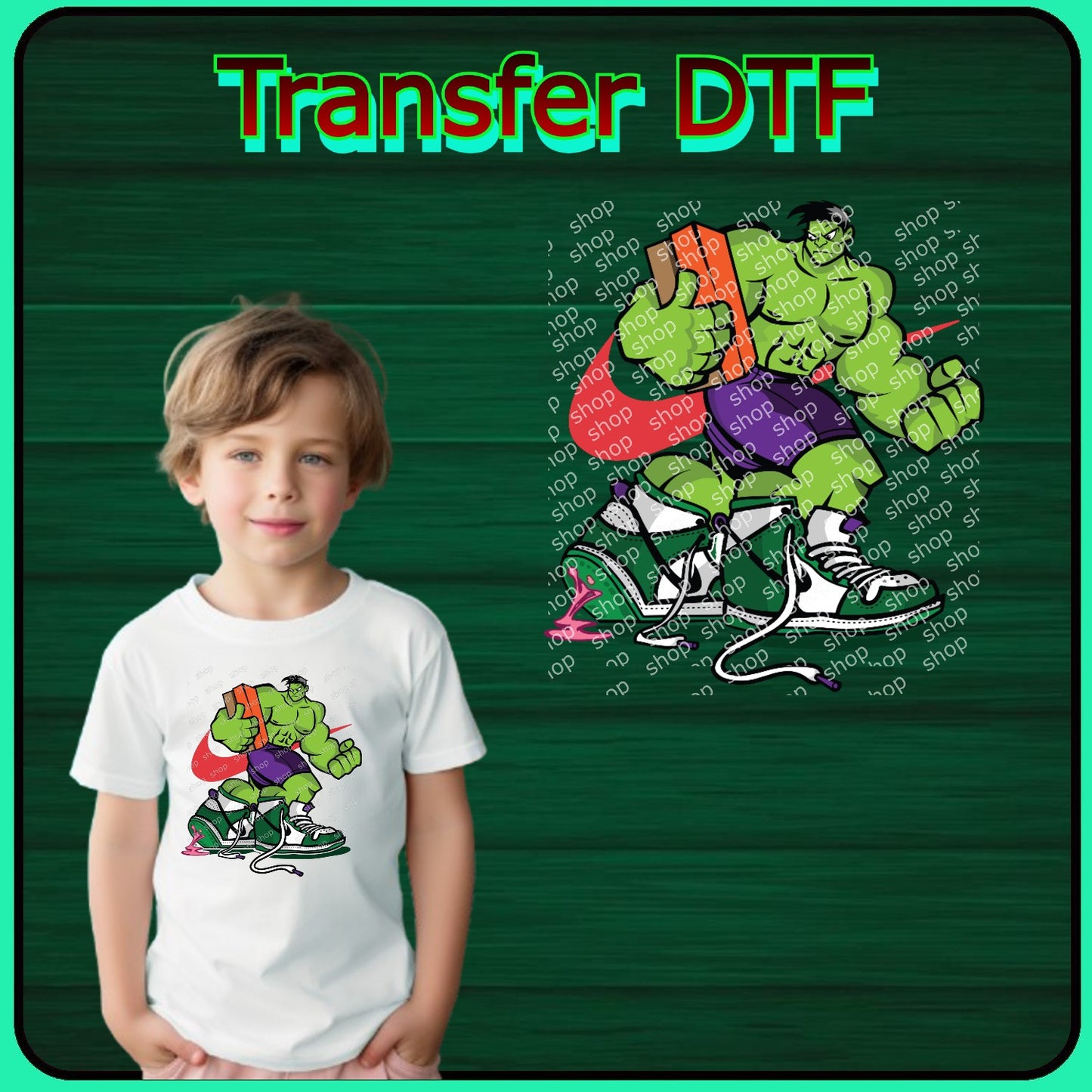 Transfer DTF muñeco infantil”