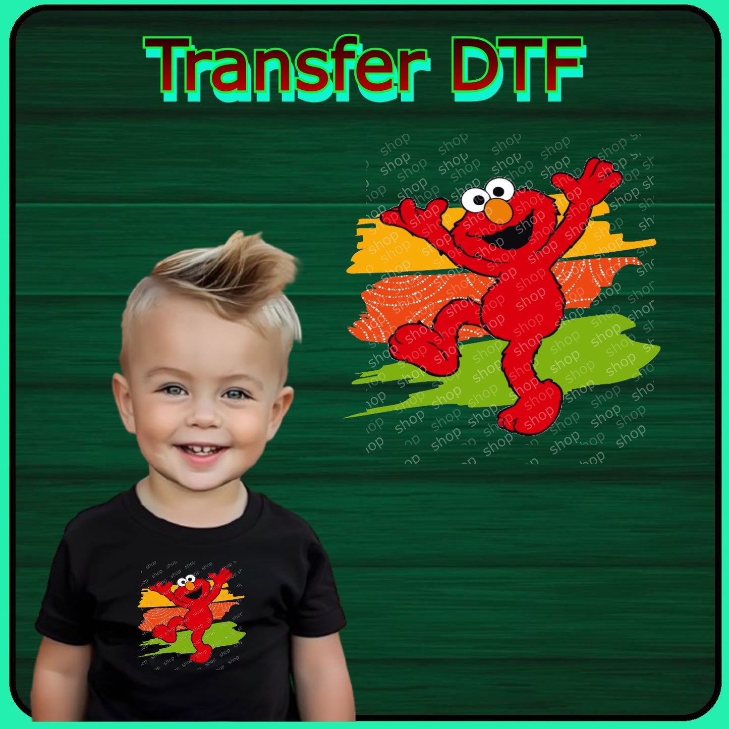 Transfer DTF “Muñeco Rojo Infantil”