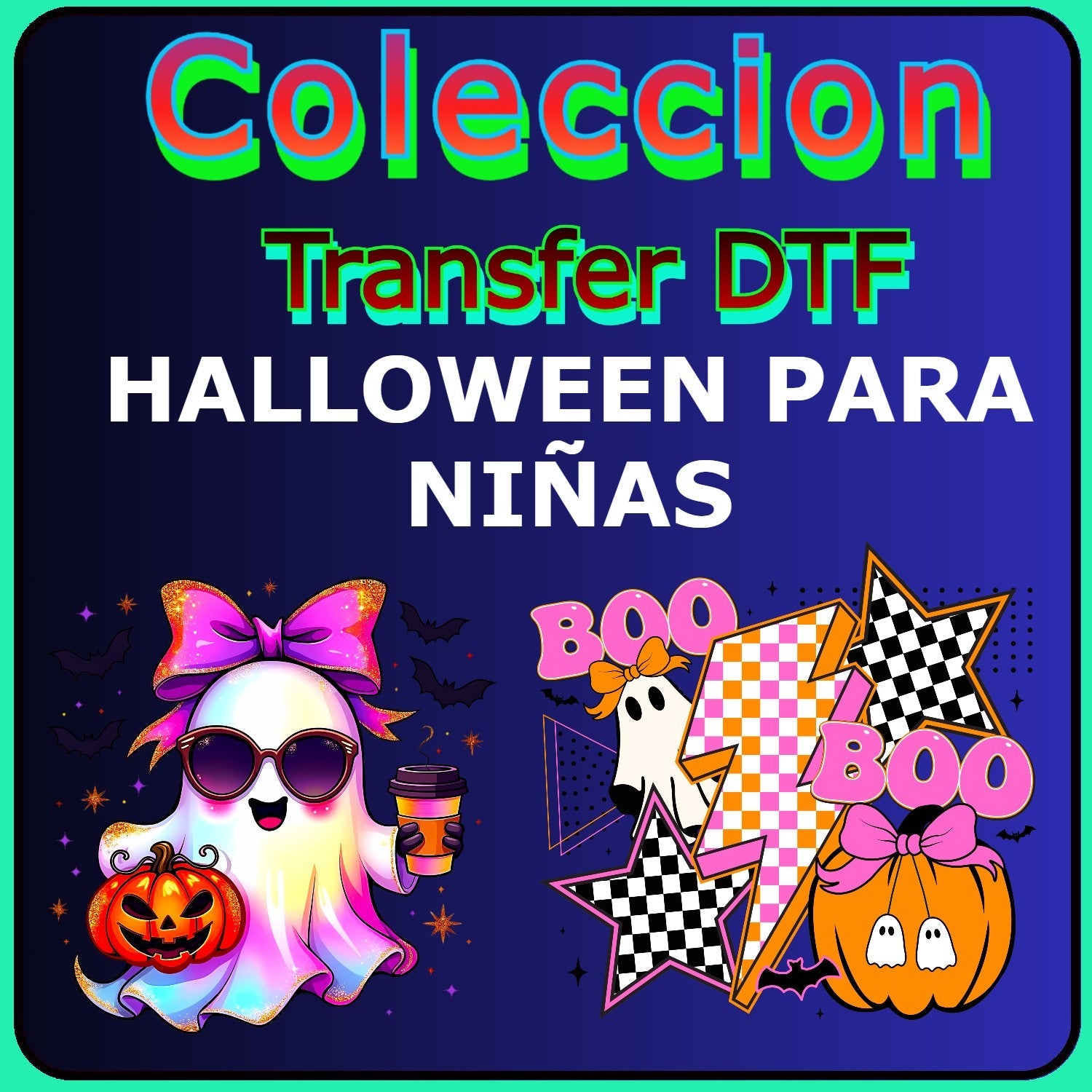 DTF Halloween para Niñas