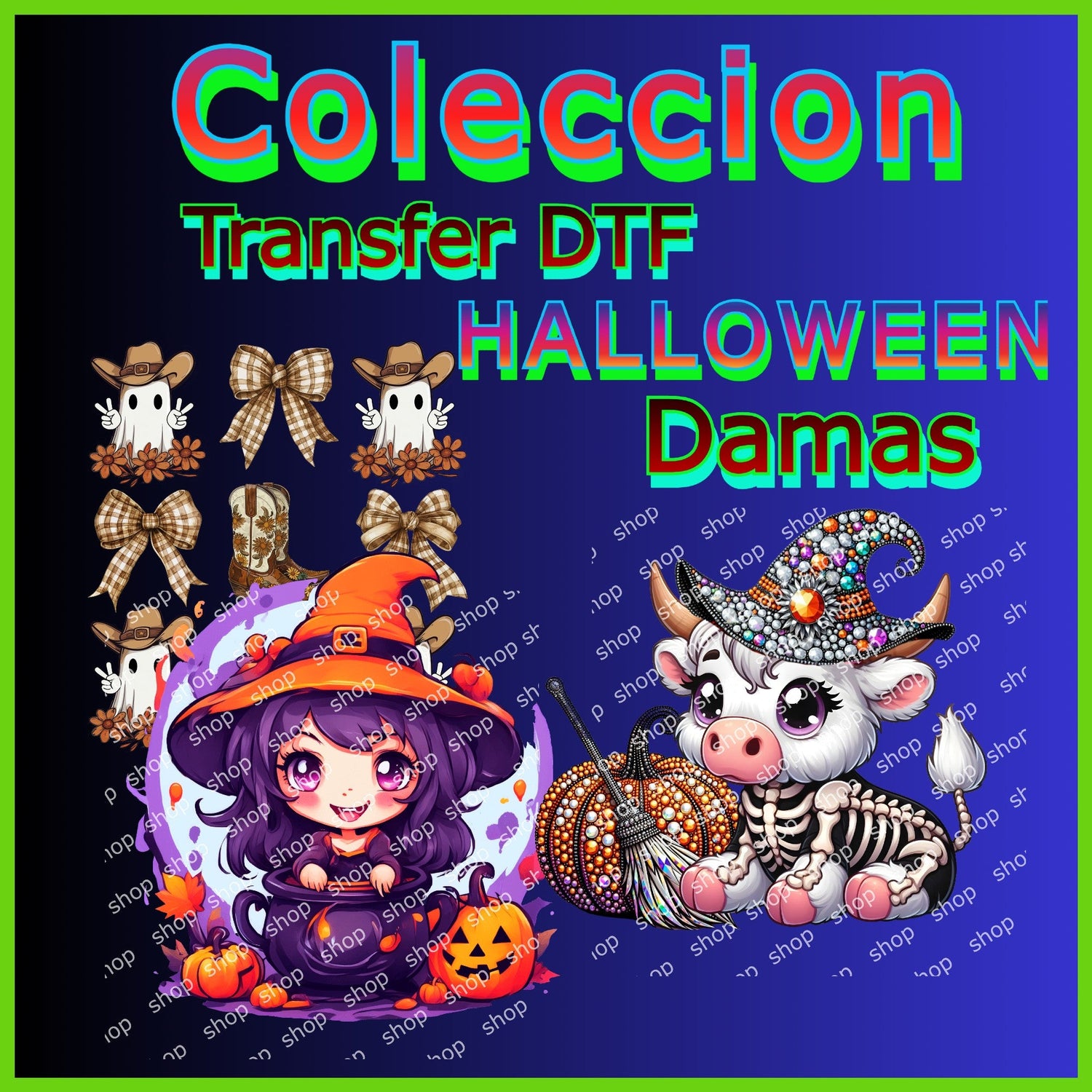 DTF  HALLOWEEN  MUJERES