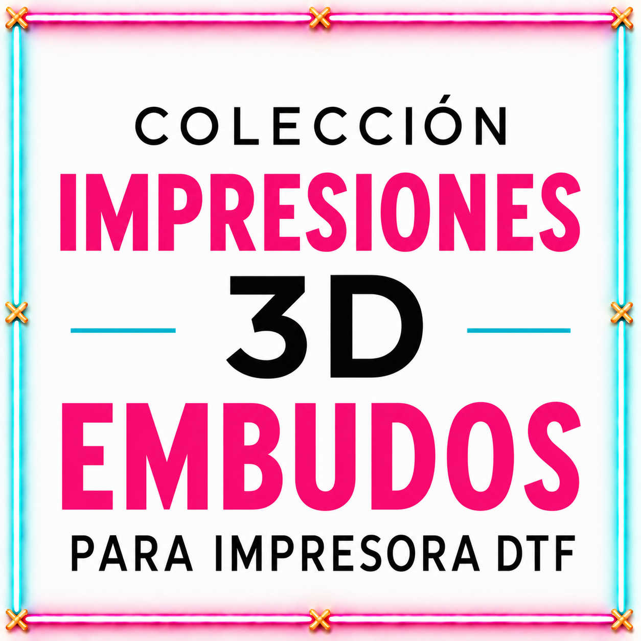 3D Embudos para Impresora DTF