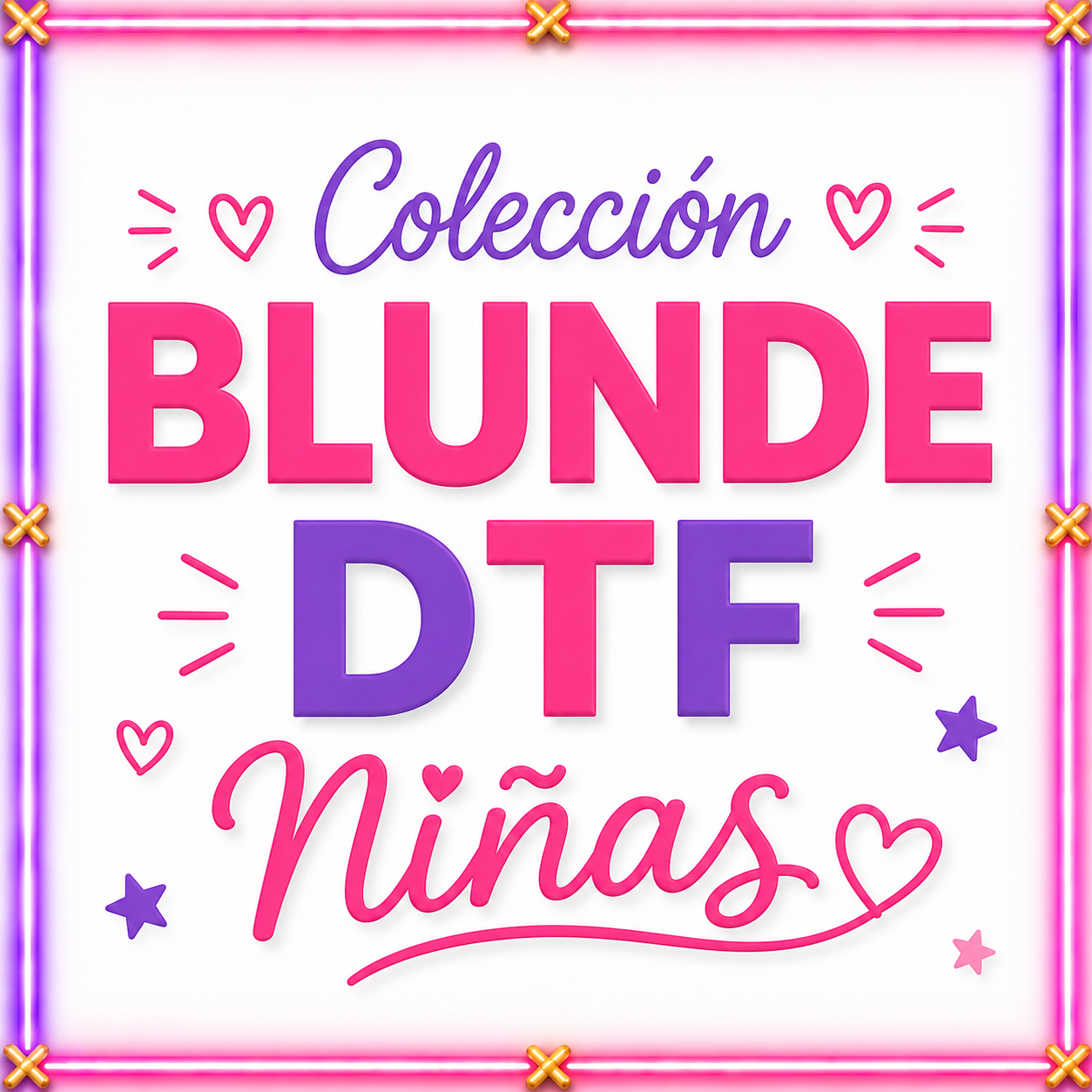 Niñas  Bundle DTF