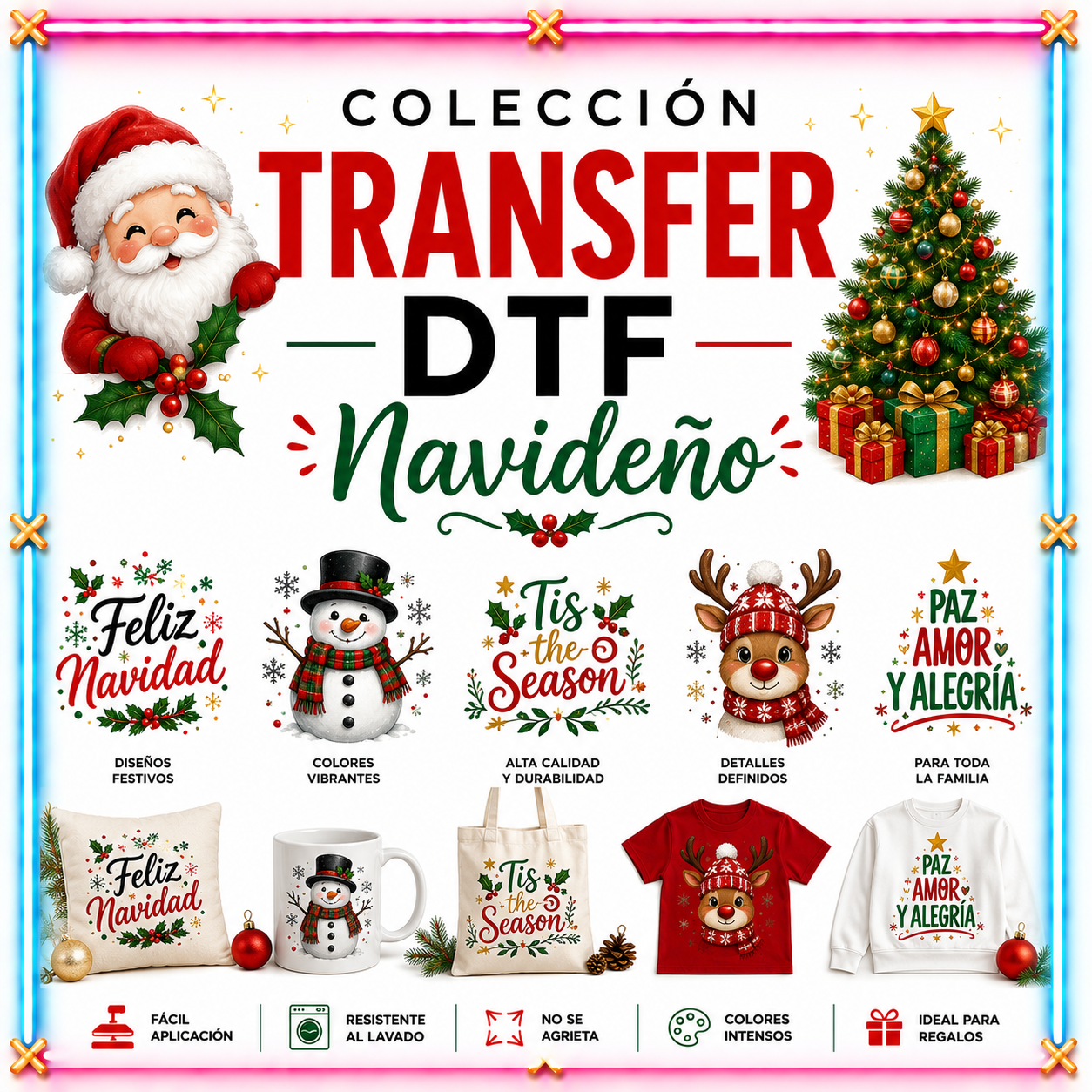DTF Navideño 🎄 Transfer
