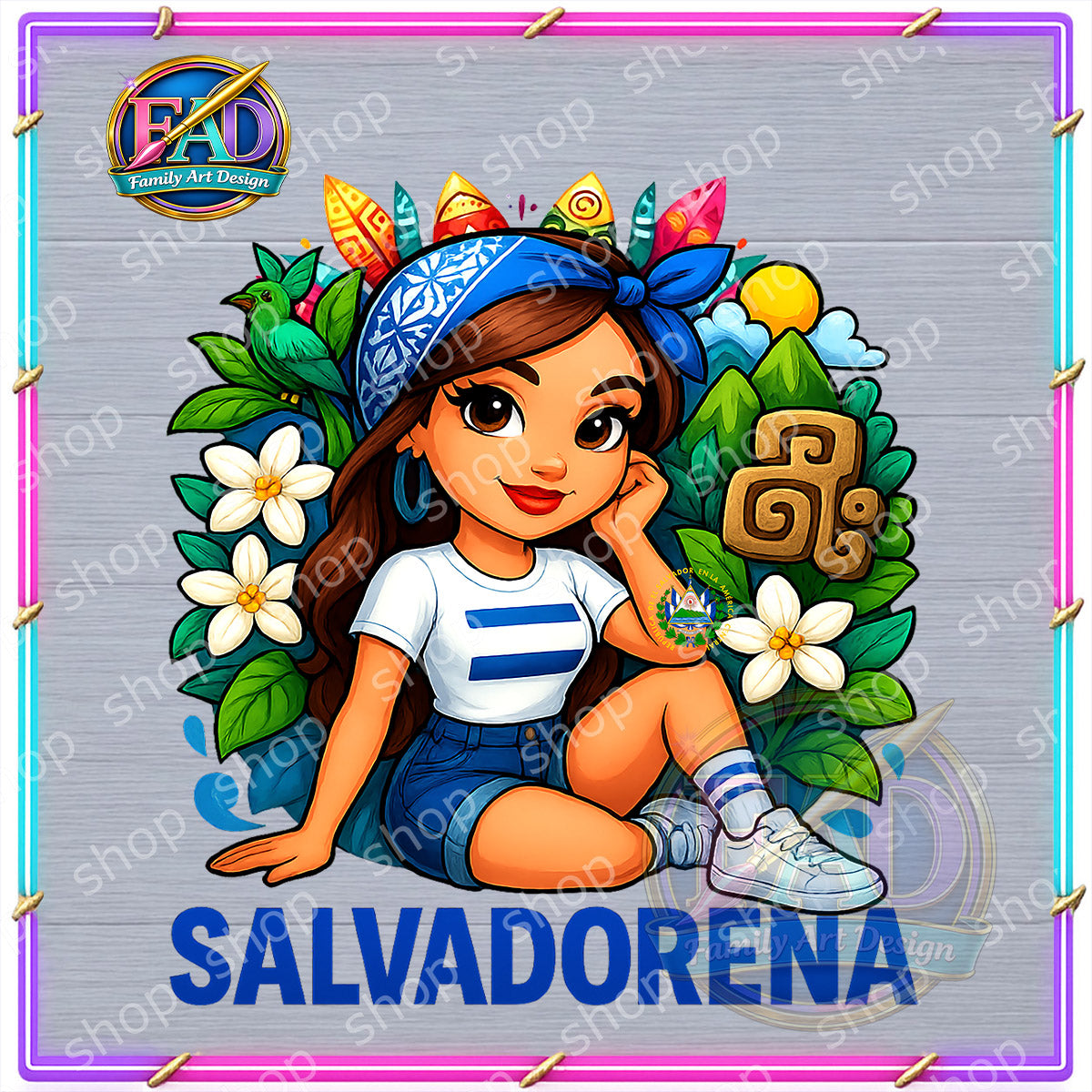 Diseño DTF Cultura de El Salvador 03