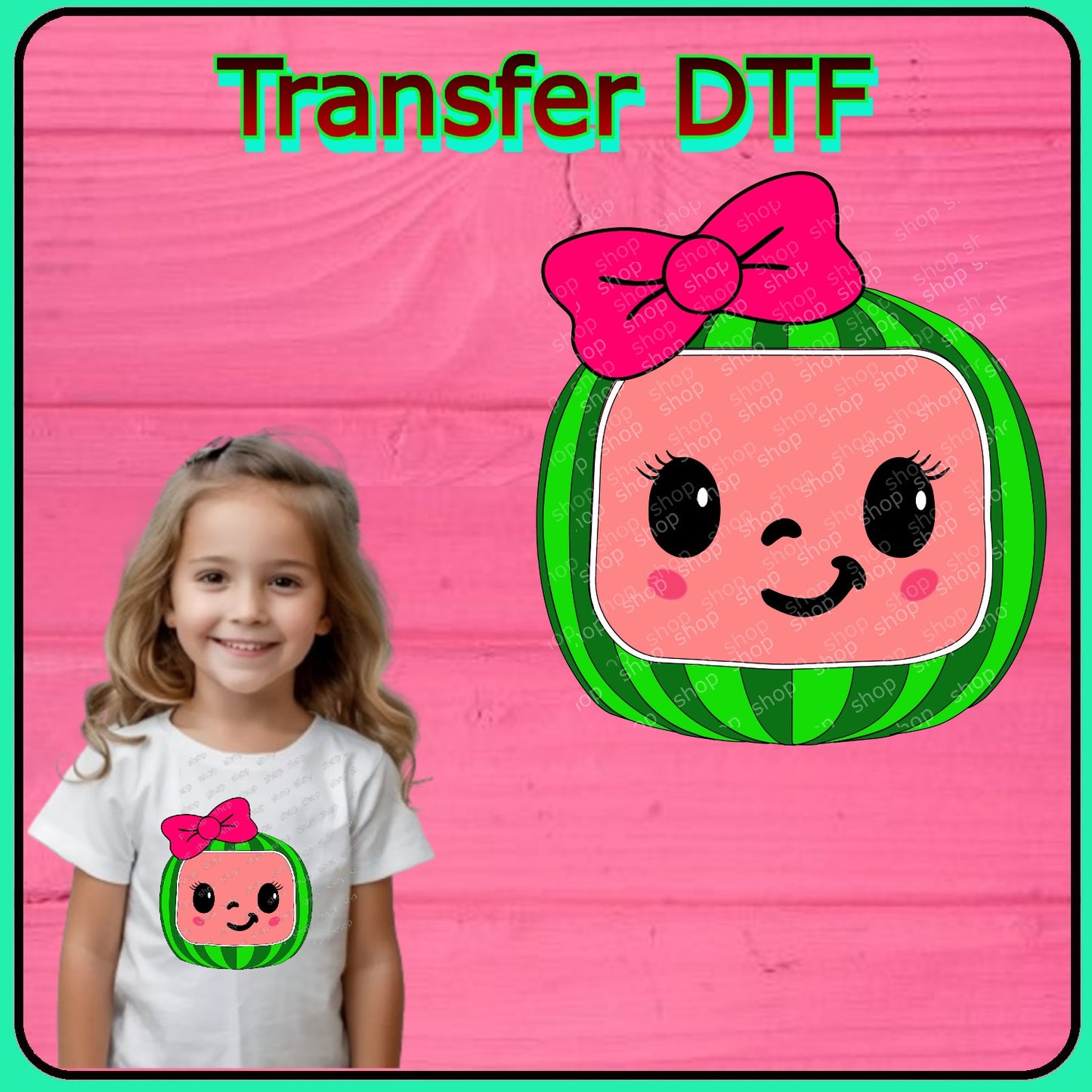 Sandía Coqueta – Transfer DTF