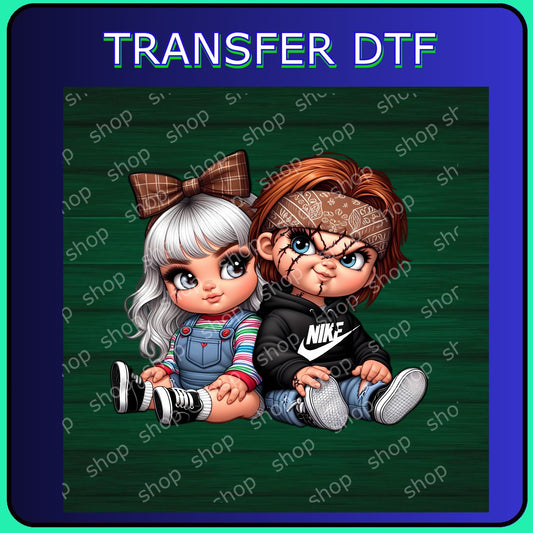 DTF Parejita Halloween Estilo Urbano 🎃✨