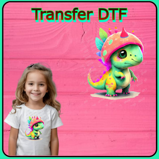 Dinosaurio Colorido – Transfer DTF