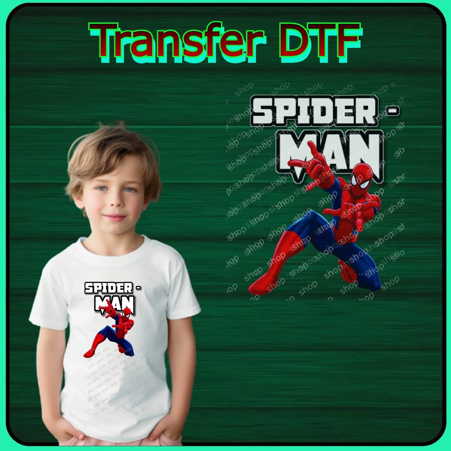 Transfer DTF “ HONMBRE ROJO
