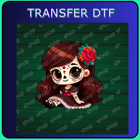 DTF Niña Catrina Tierna