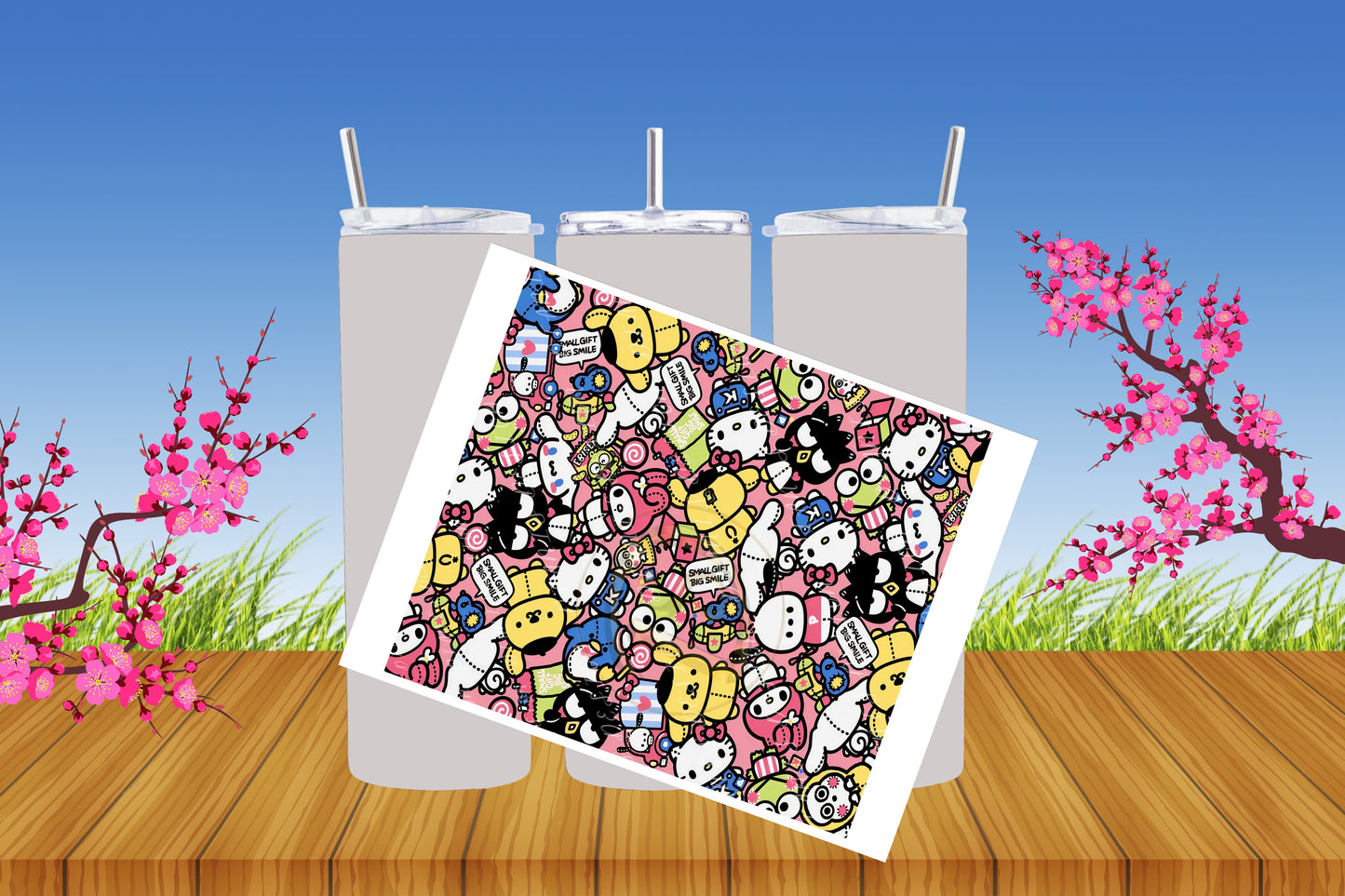 "Hoja de sublimación Vaso de 20 onzas