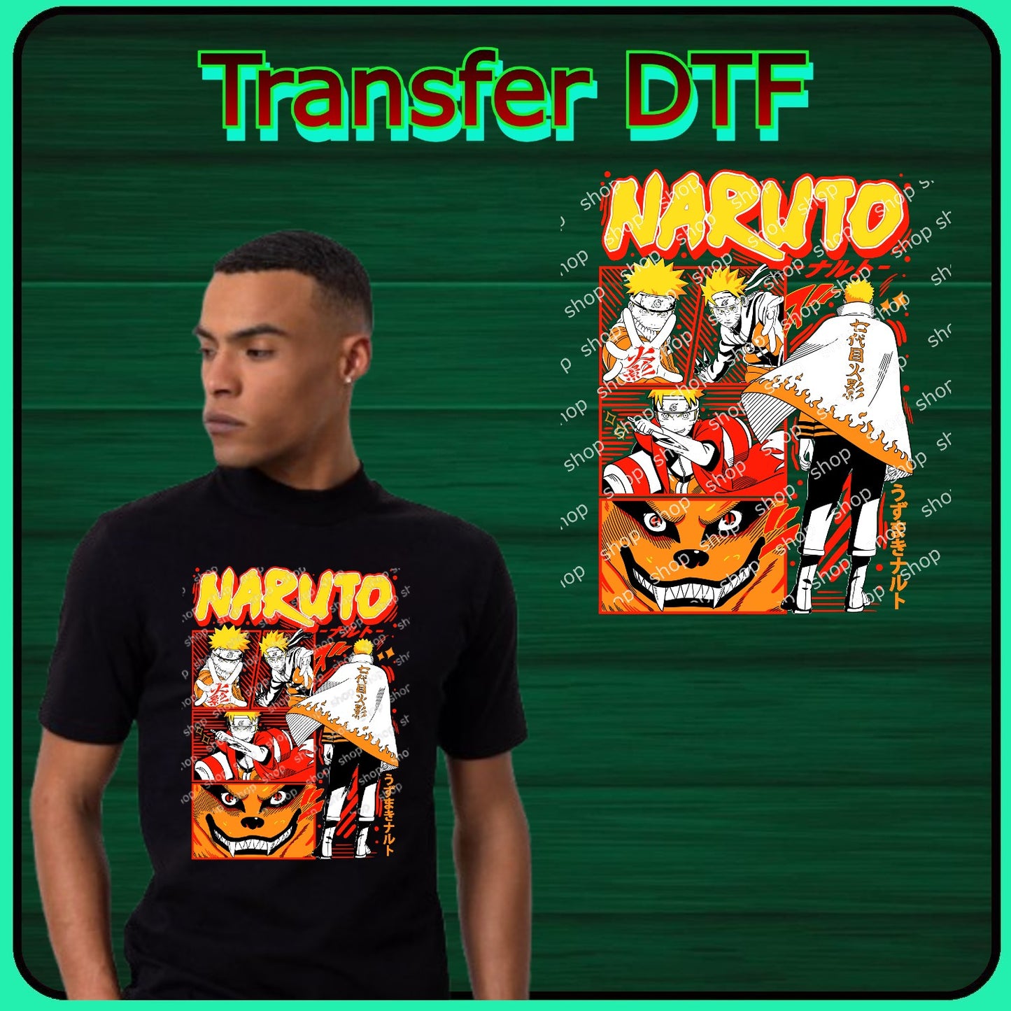 : Diseño Estilo Ninja Naranja