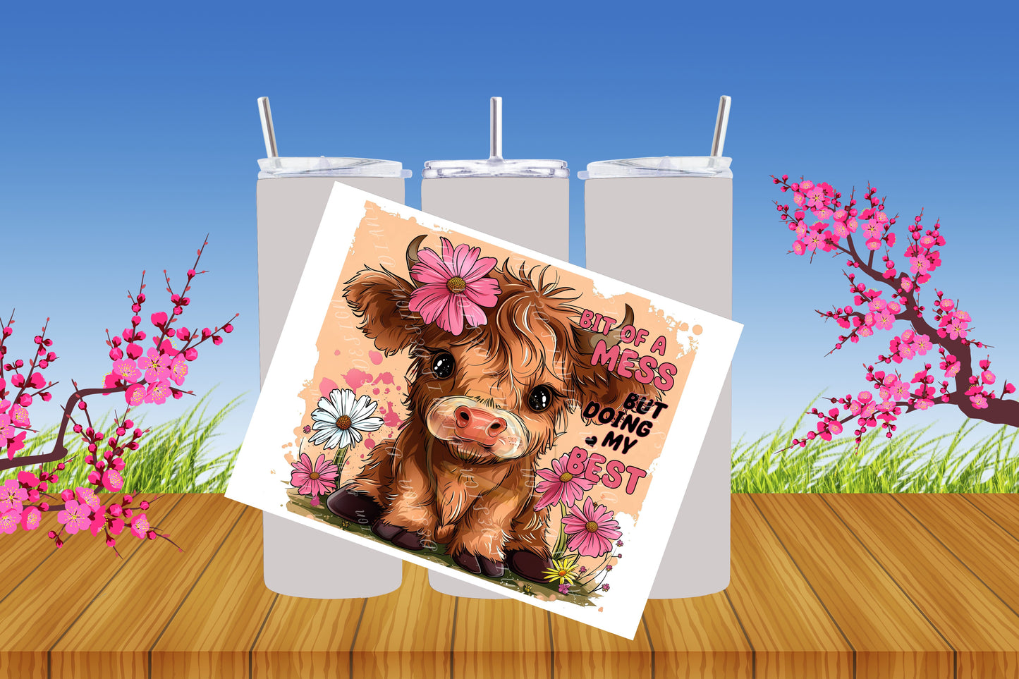 "Hoja de sublimación vaquita