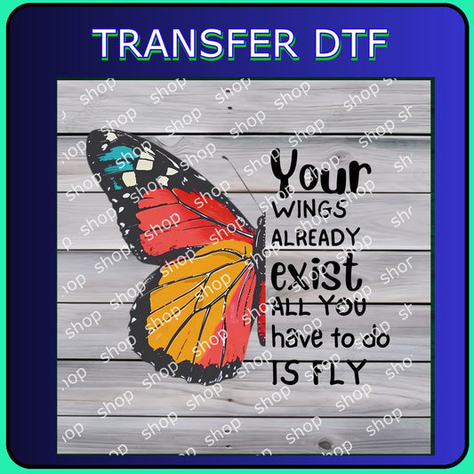 Transfer DTF Mariposa